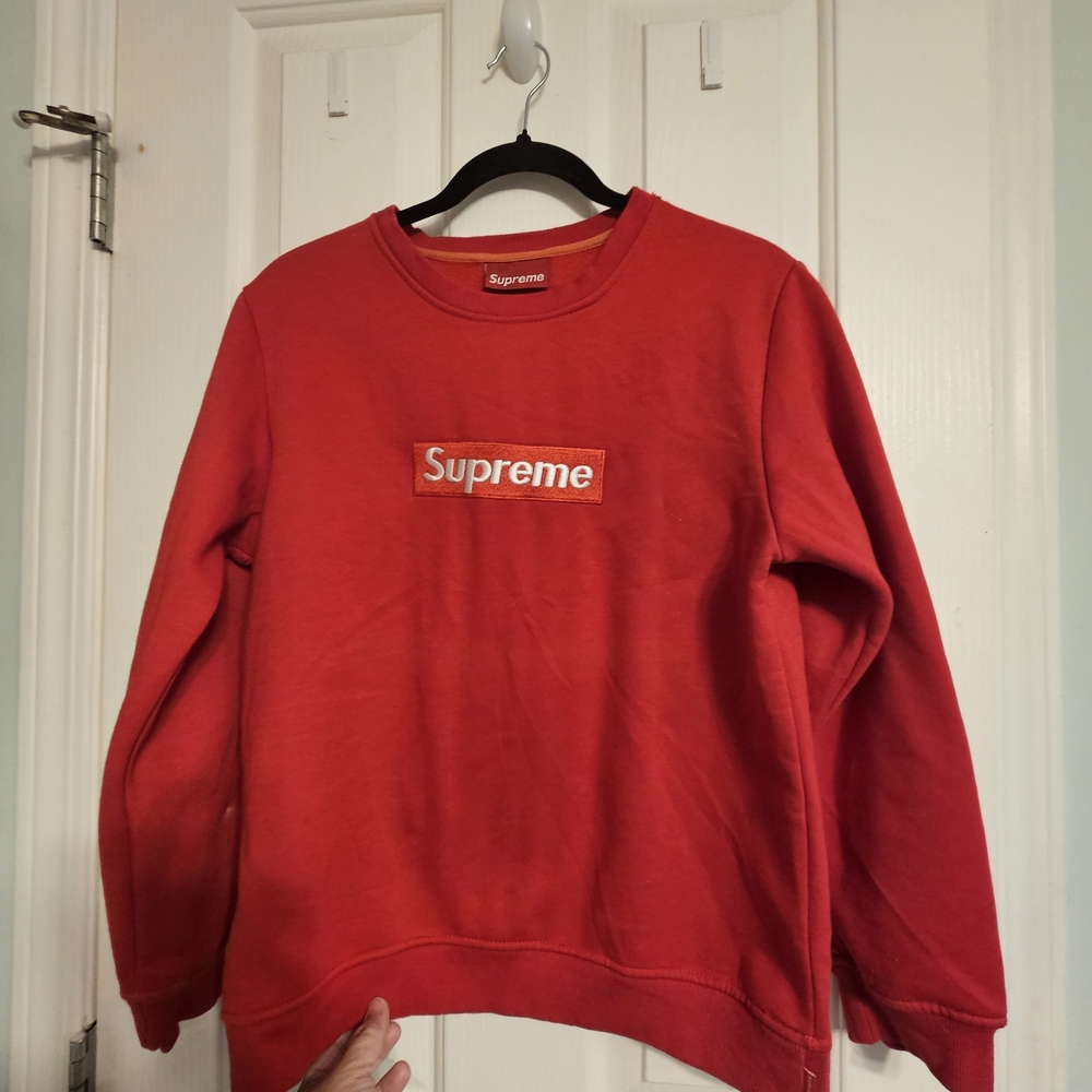 Supreme Red Men's Sweater